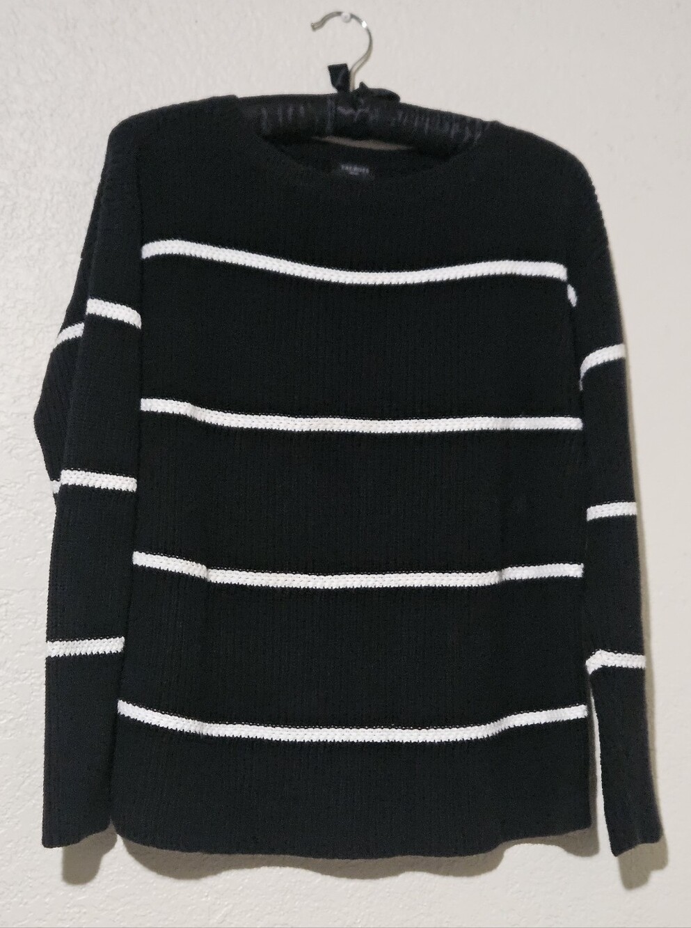100% Cotton Striped Sweater Talbots